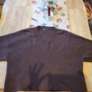 Maje Dark Brown Wool Sweater